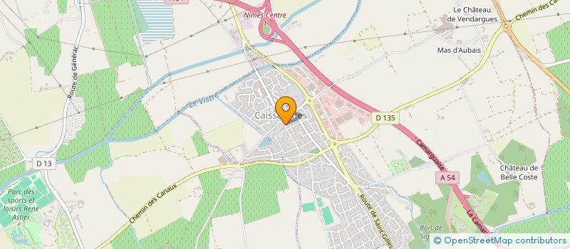 localisation de l'entreprise MONSIEUR DYLAN BARRAL  CAISSARGUES