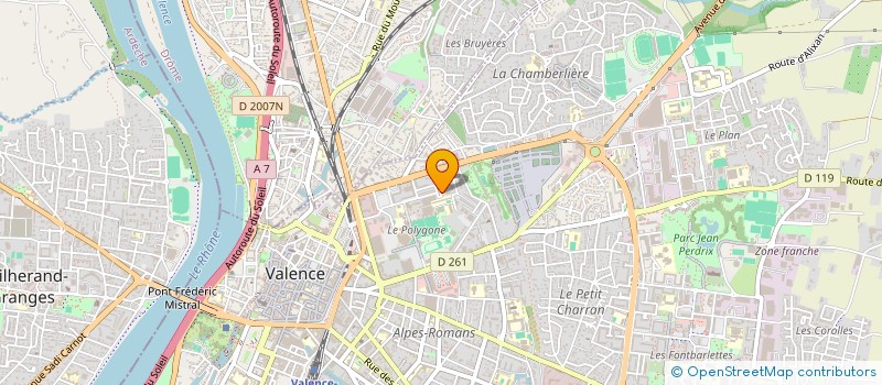 localisation de l'entreprise MONSIEUR DYLAN BATRIKIAN à VALENCE