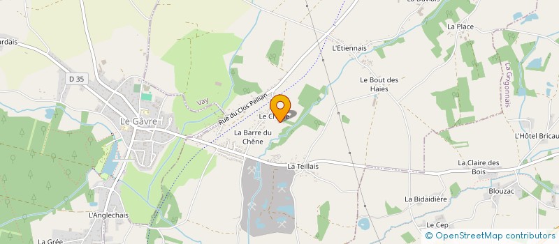 localisation de l'entreprise MONSIEUR DYLAN BAUDOUIN  VAY