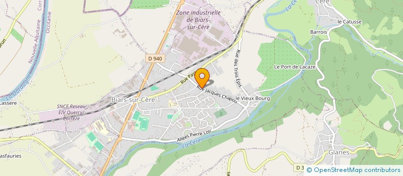 localisation de l'entreprise MONSIEUR DYLAN BEAUMARIE  BIARS-SUR-CERE