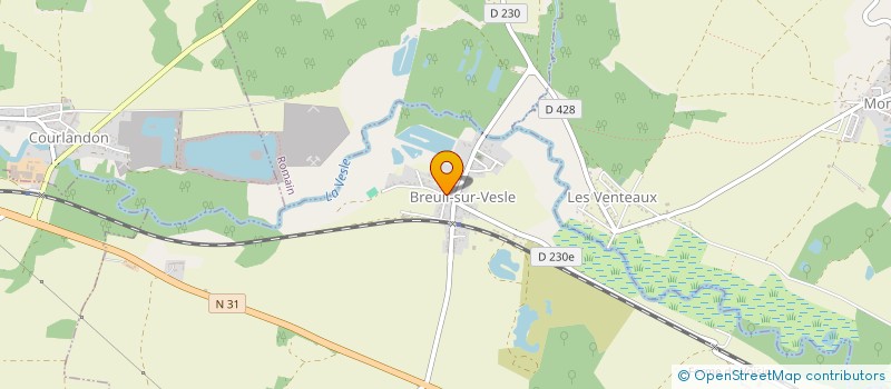 localisation de l'entreprise MONSIEUR DYLAN BECRET  BREUIL-SUR-VESLE