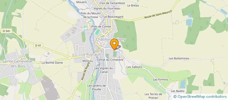 localisation de l'entreprise MONSIEUR DYLAN BEDE à CHATILLON-COLIGNY