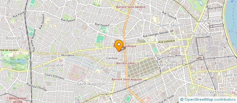 localisation de l'entreprise MONSIEUR DYLAN BEDIN à BORDEAUX