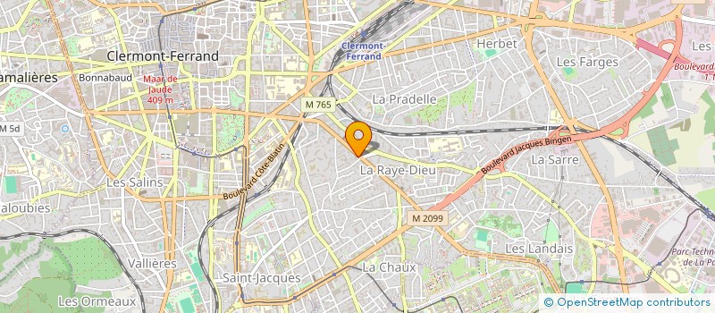 localisation de l'entreprise MONSIEUR DYLAN BELLUR  CLERMONT-FERRAND