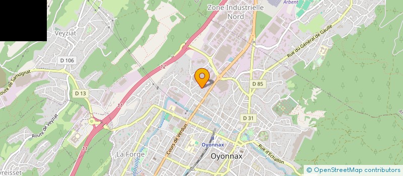 localisation de l'entreprise MONSIEUR DYLAN BELTRAMI à OYONNAX