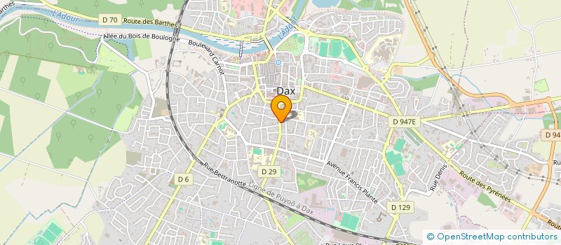 localisation de l'entreprise MONSIEUR DYLAN BENGLER à DAX