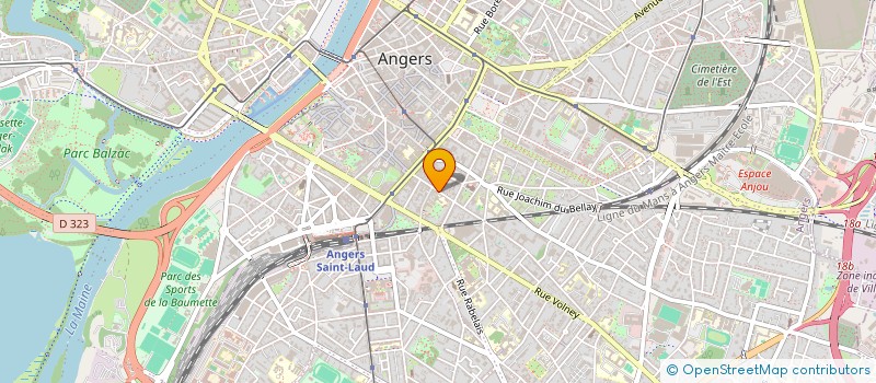 localisation de l'entreprise MONSIEUR DYLAN BENIER à ANGERS