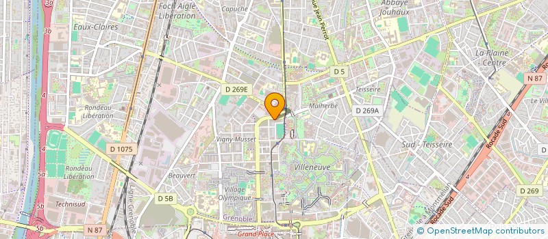 localisation de l'entreprise MONSIEUR DYLAN BENONI  GRENOBLE