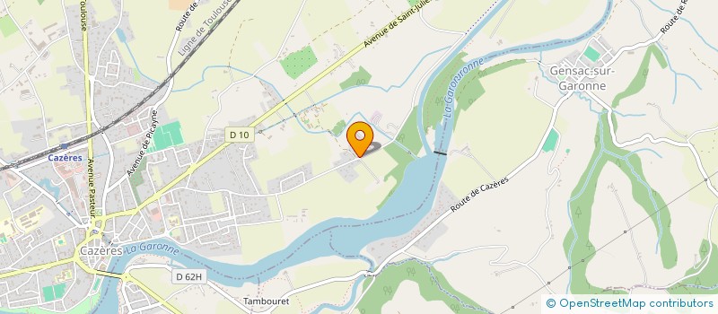 localisation de l'entreprise MONSIEUR DYLAN BENONI  CAZERES