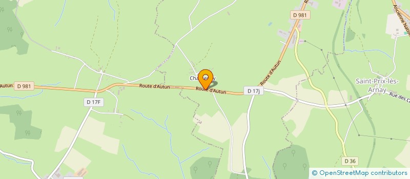 localisation de l'entreprise MONSIEUR DYLAN BERLAND  ARNAY-LE-DUC