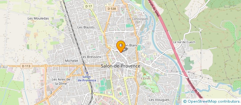 localisation de l'entreprise MONSIEUR DYLAN BERTHO  SALON-DE-PROVENCE