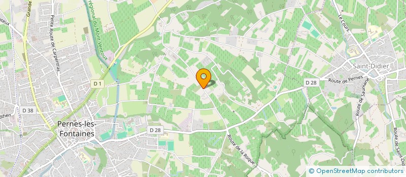localisation de l'entreprise MONSIEUR DYLAN BERTRAND--DURR à PERNES-LES-FONTAINES