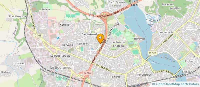 localisation de l'entreprise MONSIEUR DYLAN BEUGNOT  LORIENT