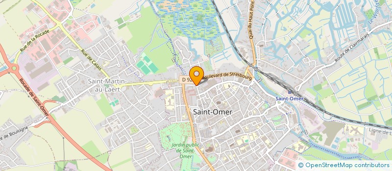 localisation de l'entreprise MONSIEUR DYLAN BEYNE  SAINT-OMER