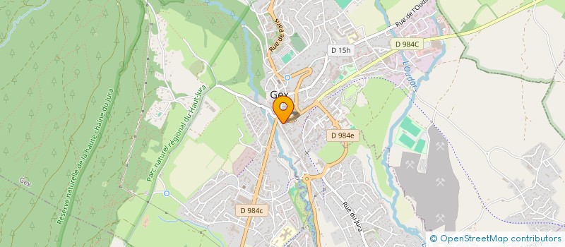 localisation de l'entreprise MONSIEUR DYLAN BLANC  GEX