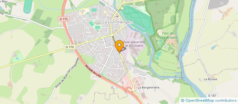 localisation de l'entreprise MONSIEUR DYLAN BOBARD  LE LION-D'ANGERS