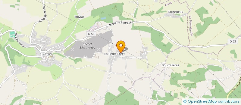 localisation de l'entreprise MONSIEUR DYLAN BOILON  ARTAS