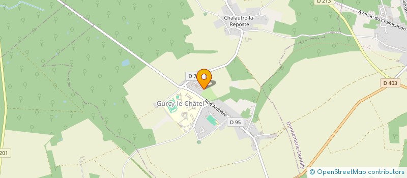 localisation de l'entreprise MONSIEUR DYLAN BOLLINI  GURCY-LE-CHATEL