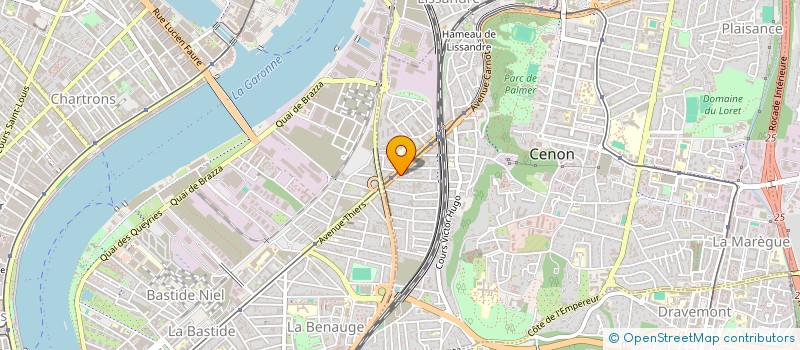 localisation de l'entreprise MONSIEUR DYLAN BONENFANT  CENON