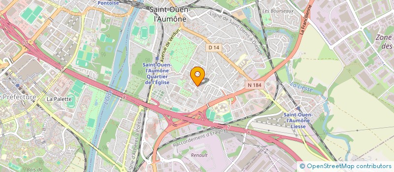 localisation de l'entreprise MONSIEUR DYLAN BOUCELLAM à SAINT-OUEN-L'AUMONE