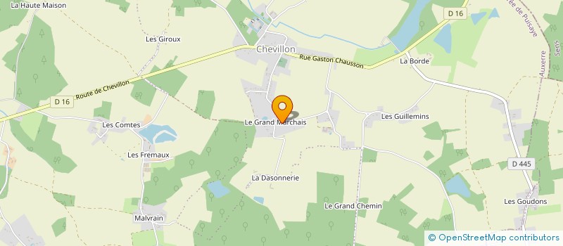 localisation de l'entreprise MONSIEUR DYLAN BOUGUEREAU à CHARNY OREE DE PUISAYE