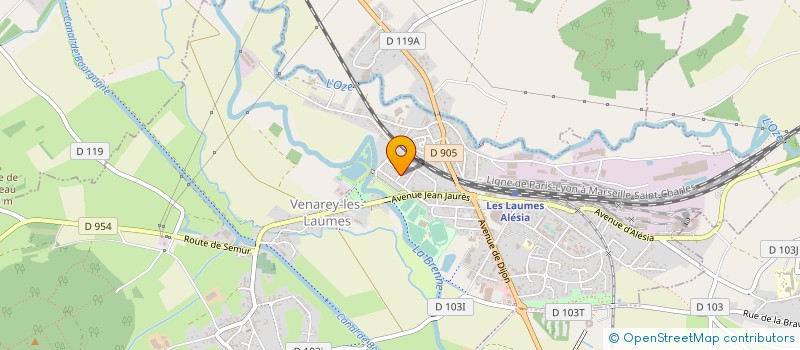 localisation de l'entreprise MONSIEUR DYLAN BOUQUET  VENAREY-LES-LAUMES