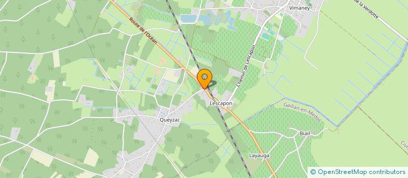 localisation de l'entreprise MONSIEUR DYLAN BOURGIER  QUEYRAC