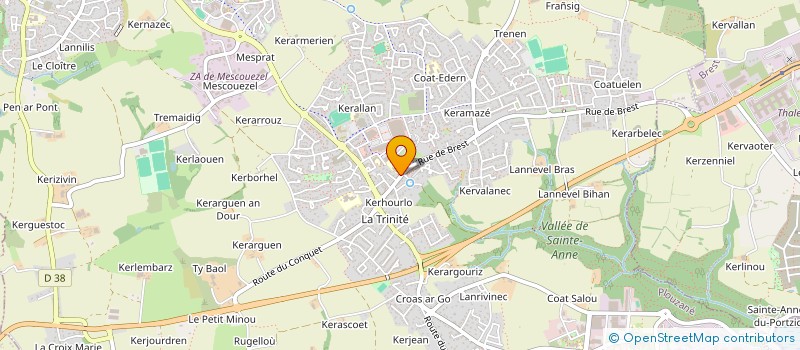 localisation de l'entreprise MONSIEUR DYLAN BOUSSOFARA  PLOUZANE