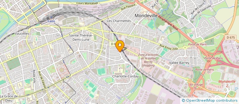 localisation de l'entreprise MONSIEUR DYLAN BREARD  MONDEVILLE