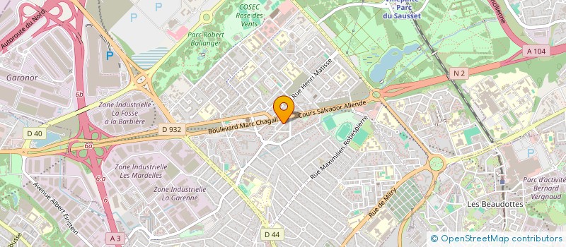 localisation de l'entreprise MONSIEUR DYLAN BREBANT  AULNAY-SOUS-BOIS