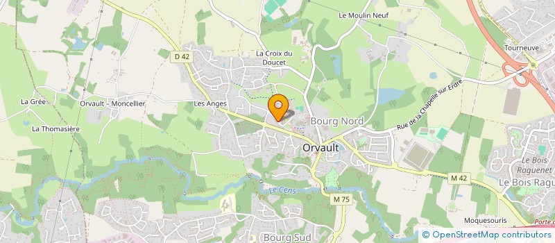 localisation de l'entreprise MONSIEUR DYLAN BREGEON à ORVAULT