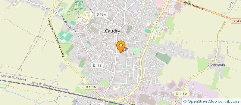 localisation de l'entreprise MONSIEUR DYLAN BRICOUT  CAUDRY