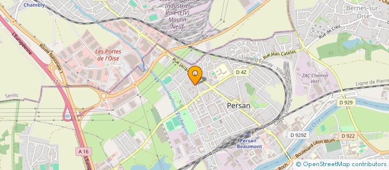 localisation de l'entreprise MONSIEUR DYLAN BRILLET  PERSAN