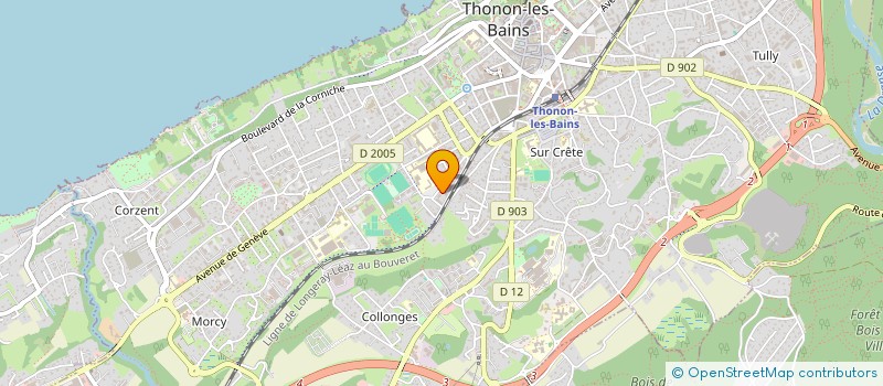 localisation de l'entreprise MONSIEUR DYLAN BROTHIER à THONON-LES-BAINS