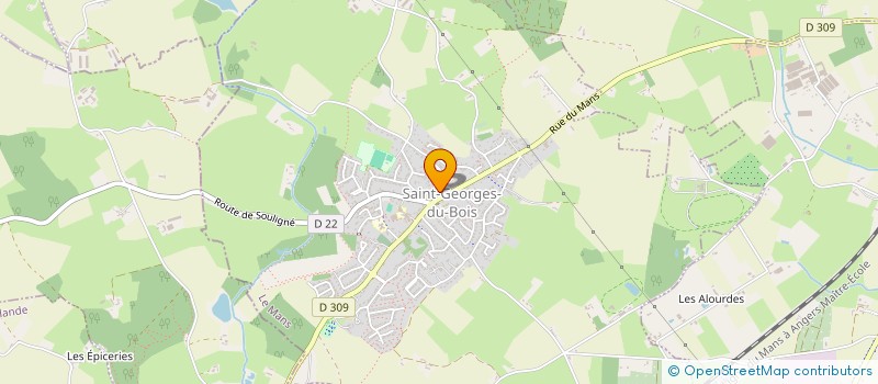 localisation de l'entreprise MONSIEUR DYLAN BRULE  COULAINES