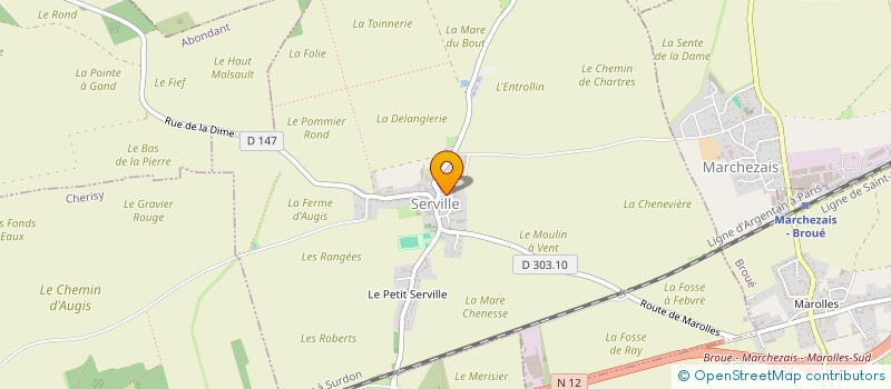 localisation de l'entreprise MONSIEUR DYLAN BRUNETEAU à ABONDANT
