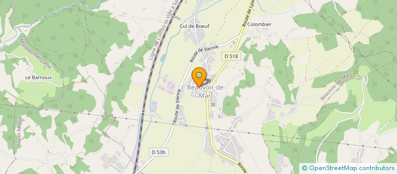 localisation de l'entreprise MONSIEUR DYLAN BRUNO  BEAUVOIR-DE-MARC