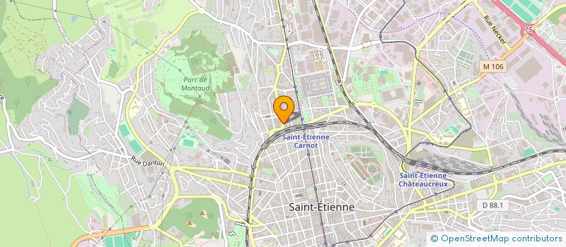 localisation de l'entreprise MONSIEUR DYLAN BRUNON  SAINT-ETIENNE