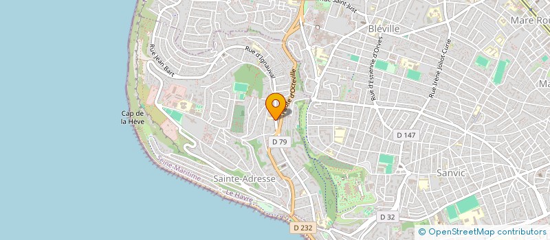 localisation de l'entreprise MONSIEUR DYLAN BUNEL à SAINTE-ADRESSE