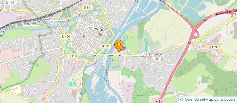 localisation de l'entreprise MONSIEUR DYLAN BUREL  DOMMARTIN-LES-TOUL