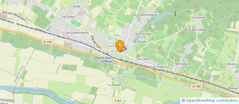 localisation de l'entreprise MONSIEUR DYLAN CAPELLO  SAINT-MARTIN-LE-BEAU