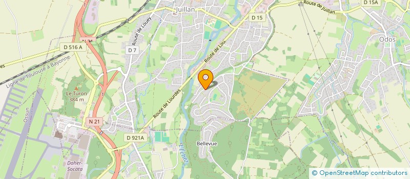 localisation de l'entreprise MONSIEUR DYLAN CAPRINI  JUILLAN