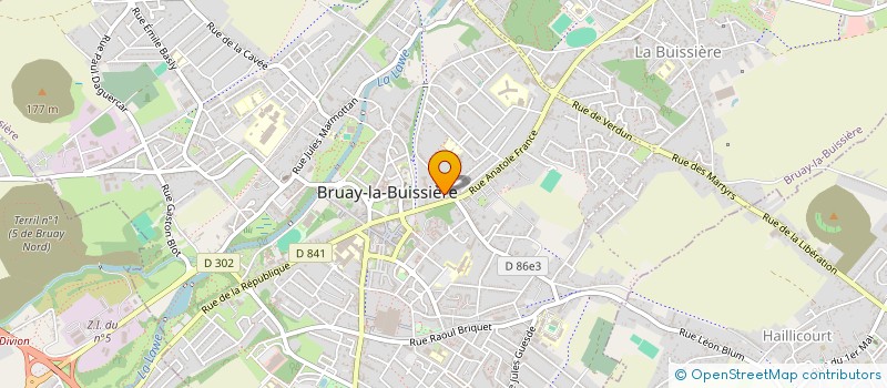 localisation de l'entreprise MONSIEUR DYLAN CAROUX à BRUAY-LA-BUISSIERE