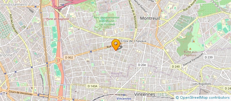 localisation de l'entreprise MONSIEUR DYLAN CARPENTIER à MONTREUIL