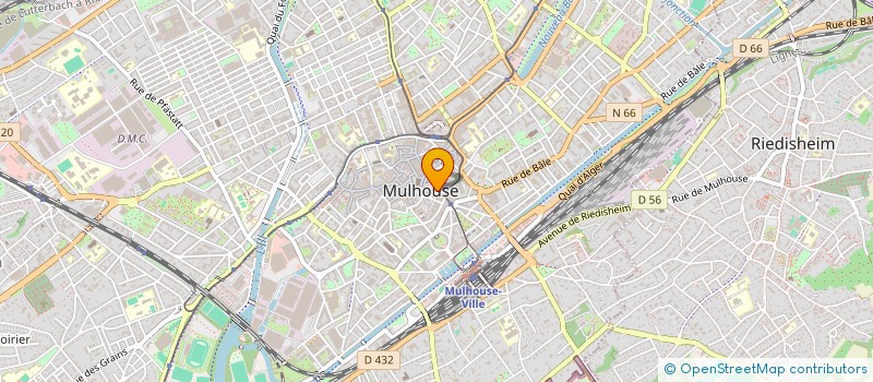 localisation de l'entreprise MONSIEUR DYLAN CARTERON  MULHOUSE