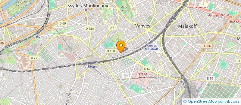 localisation de l'entreprise MONSIEUR DYLAN CASTELLANOS HURTADO  VANVES