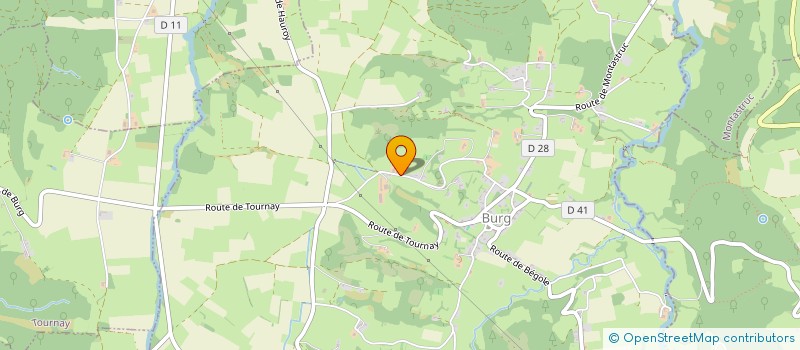 localisation de l'entreprise MONSIEUR DYLAN CASTET  BURG