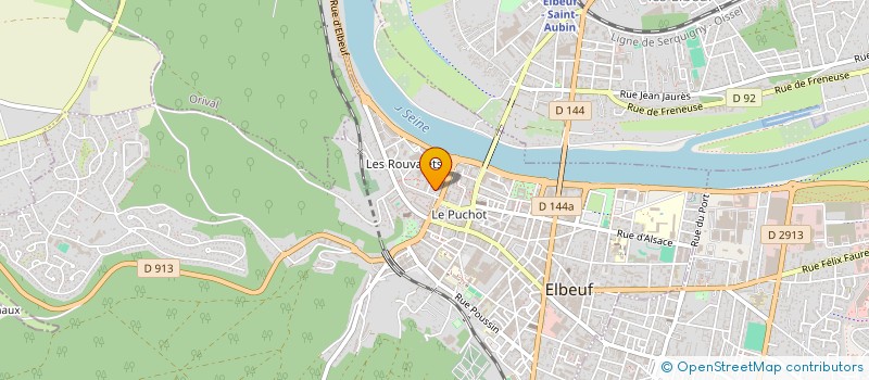 localisation de l'entreprise MONSIEUR DYLAN CERQUEIRA  ELBEUF