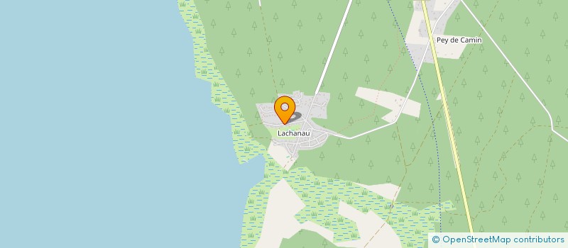 localisation de l'entreprise MONSIEUR DYLAN CHARBONNIER  HOURTIN