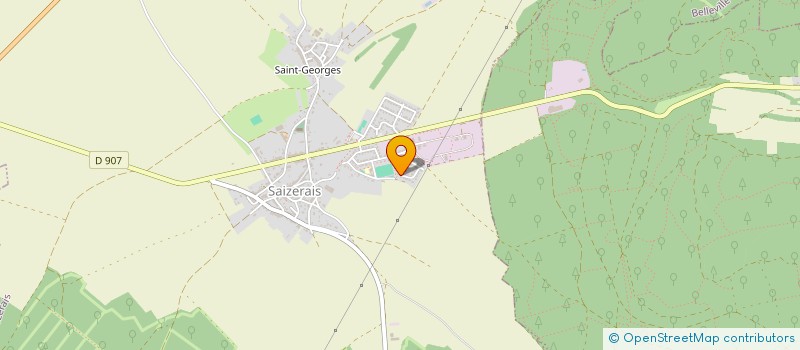 localisation de l'entreprise MONSIEUR DYLAN CHARRONT  SAIZERAIS